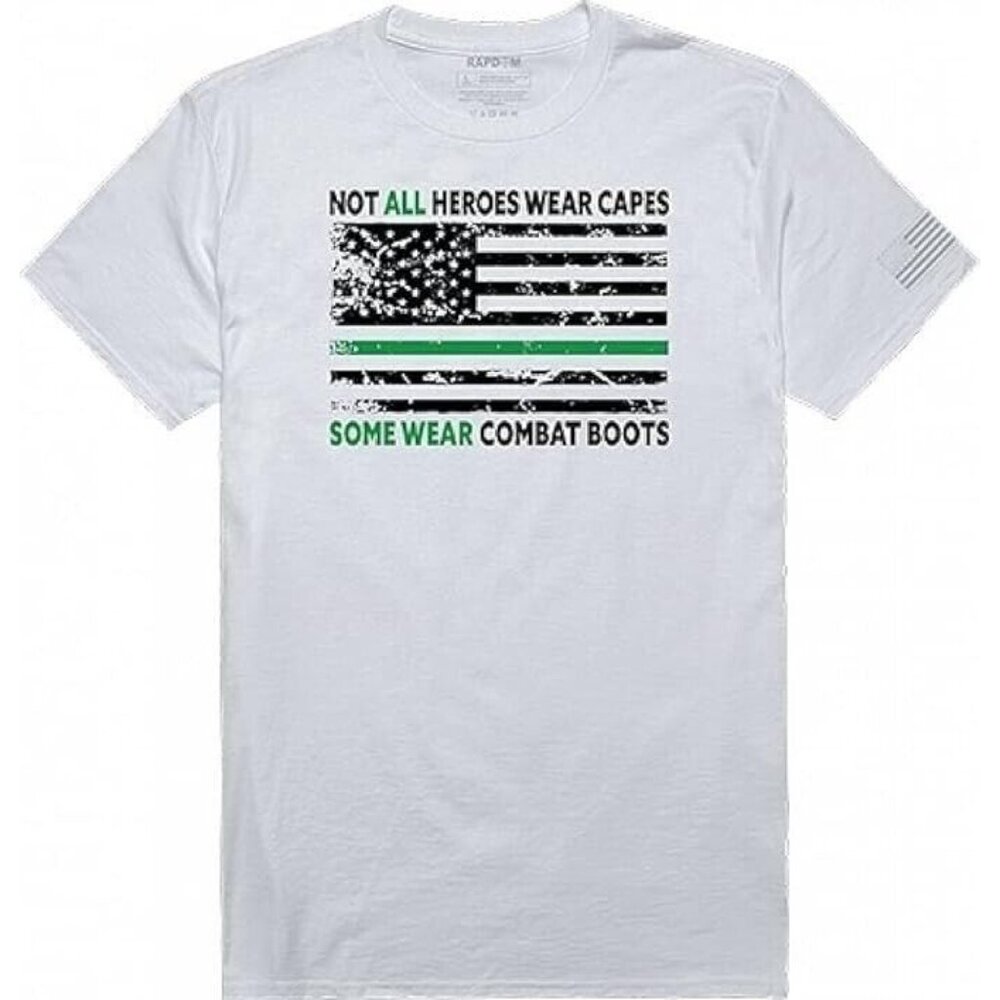 Rapid Dominance Tactical Graphic Tee Shirt-Short Sleeve White Medium